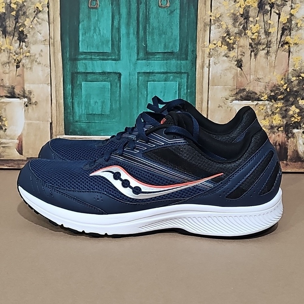 Saucony Cohesion 15 Mens Running Shoe Size 11 Navy Blue